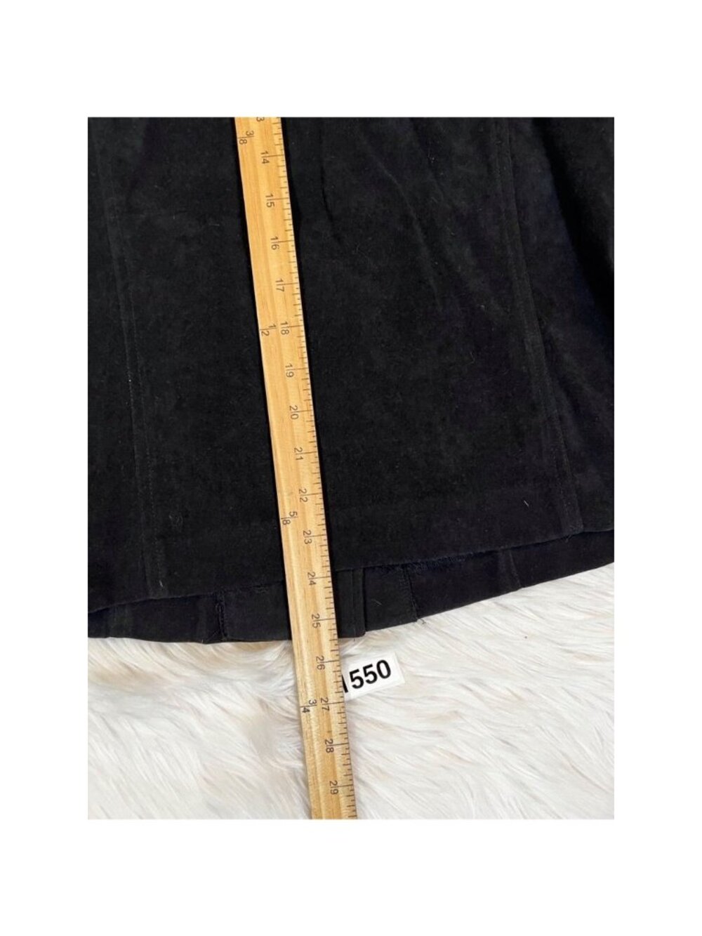 JM Collection Womens Jacket Coat Sz 10 Black Waist Length Buttons Stretch Collar - Picture 3 of 8